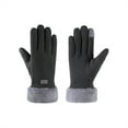 thumbnail image 1 of Woman Bike Riding Winter Gloves, Insulated & Anti-Slip Grip for Cycling, E-Bike, Scooter & Cold Weather Outdoor Activities Gray, 1 of 2