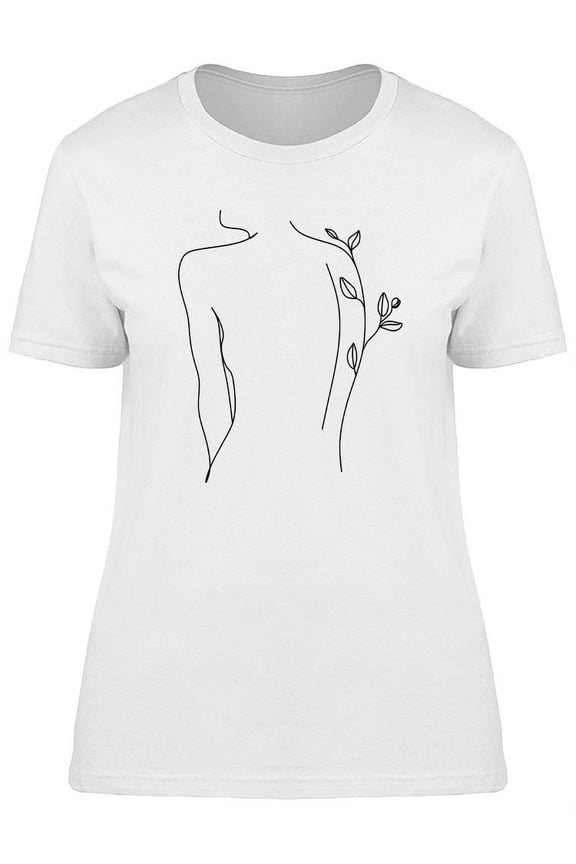 Woman Body T-Shirt Women -Image by Shutterstock, Female Large