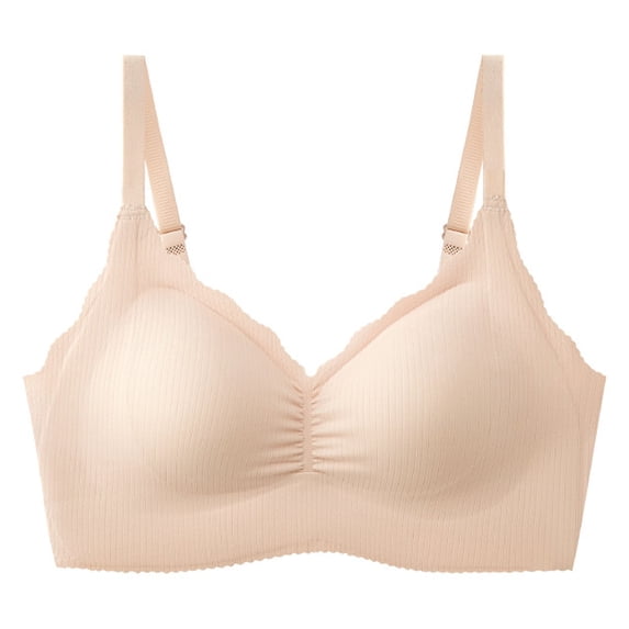 Woman Bra Seamless Bra Adjustable Straps Bra No Underwire Bras Everyday Bra Support Bras for Women