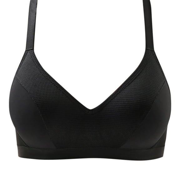 Woman Bras New Bras for Women No Underwire Underwear Thin Comfortable Lace Wirefree Bra Breathable Underwear Daily Bra Women's Wireless Bra Black