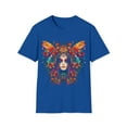 thumbnail image 1 of Woman Butterfly Unisex Soft T-Shirt Boho Hippie Chic Festival Inspired, 1 of 3