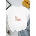 thumbnail image 1 of Woman Cannot Survive on Reading Alone Corgi Book Lover Unisex T-Shirt, up to Size 5XL, 1 of 2