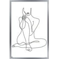 thumbnail image 1 of Woman - Continuous Line Drawing Wall Poster, 14.725" x 22.375", Framed, 1 of 3