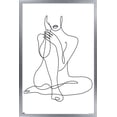 thumbnail image 1 of Woman - Continuous Line Drawing Wall Poster, 22.375" x 34", Framed, 1 of 3