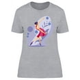 thumbnail image 1 of Woman Dancing T-Shirt Women -Image by Shutterstock, Female Medium, 1 of 2