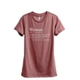 thumbnail image 1 of Woman Definition Women's Fashion Relaxed T-Shirt Tee Heather Rouge Large, 1 of 3