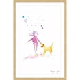 thumbnail image 1 of "Woman & Dog" Framed Painting Print, 1 of 4