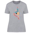 thumbnail image 1 of Woman Doing Aerial Acrobats T-Shirt Women -Image by Shutterstock, Female Small, 1 of 2