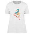 thumbnail image 1 of Woman Doing Aerial Acrobats T-Shirt Women -Image by Shutterstock, Female Small, 1 of 4