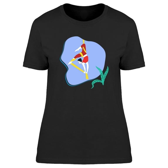 Woman Doing Aerial Yoga T-Shirt Women -Image by Shutterstock, Female XX-Large