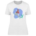 thumbnail image 1 of Woman Doing Aerial Yoga T-Shirt Women -Image by Shutterstock, Female XX-Large, 1 of 2