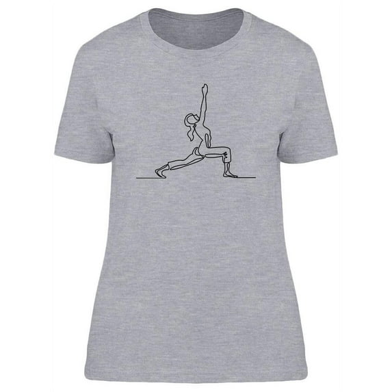 Woman Doing Exercise T-Shirt Women -Image by Shutterstock, Female Medium