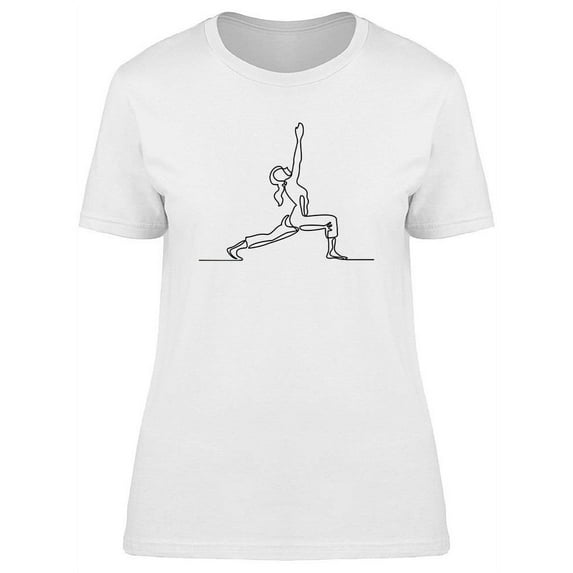 Woman Doing Exercise T-Shirt Women -Image by Shutterstock, Female x-Large