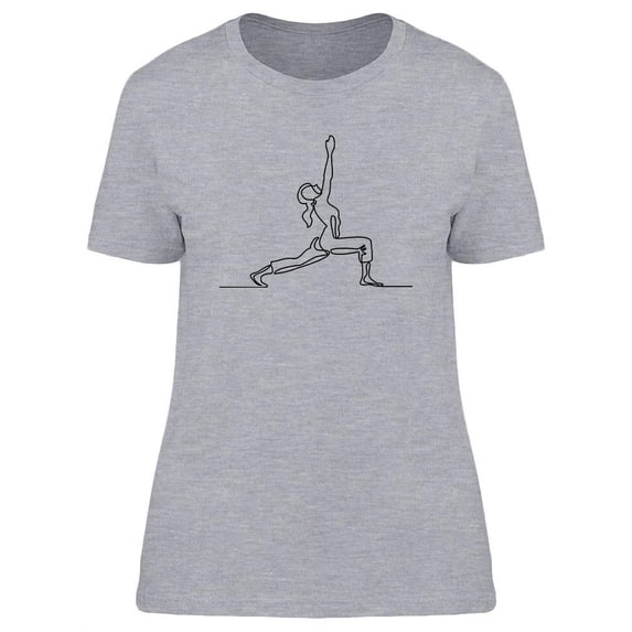Woman Doing Exercise T-Shirt Women -Image by Shutterstock, Female x-Large