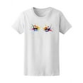 thumbnail image 1 of Woman Eyes  Watercolor Fashion  Tee Women's -Image by Shutterstock, 1 of 2