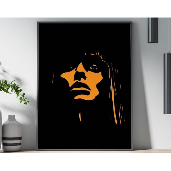 Woman Face Backlight Poster, Poster, Poster Print, Wall Decor, Woman Face, Backlight, Minimalist Design, Contemporary Art Wall Art, Modern Wall Decor, 24x36 UNFRAMED