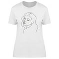 thumbnail image 1 of Woman Face Design T-Shirt Women -Image by Shutterstock, Female Large, 1 of 2