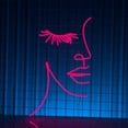 thumbnail image 1 of Woman Face Line Neon Sign, Abstract Art Decor Long-lasting, 1 of 4