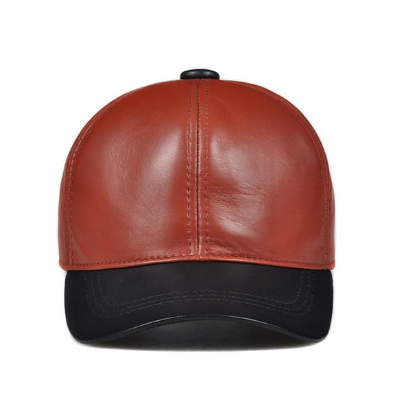 Woman Fashion Pink Hat Girl Baseball Cap Brand New Real Leather Streetwear Snapba-ck Hats Caps ,Fashion