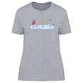 thumbnail image 1 of Woman Figure Skating T-Shirt Women -Image by Shutterstock, Female Medium, 1 of 2