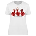 thumbnail image 1 of Woman Flamenco Design T-Shirt Women -Image by Shutterstock, Female XX-Large, 1 of 2