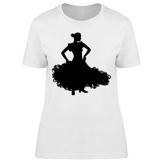 Woman Flamenco Style T-Shirt Women -Image by Shutterstock, Female Small