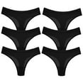 thumbnail image 1 of Woman G-Strings Cotton Simple Breathable Sexy Comfortable,6 Pack., 1 of 9