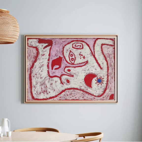 A Woman For Gods By Paul Klee 1938 – Surreal Abstract Portrait Poster, Expressionist Giclee, Gallery Wrapped, Modern Wall Art, Unframed Poster Size 24x36