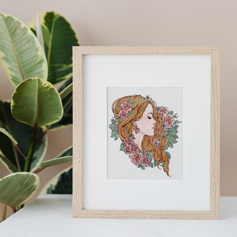 Woman Hair Clear Stamps for DIY Scrapbooking Pretty Flower Hair ...