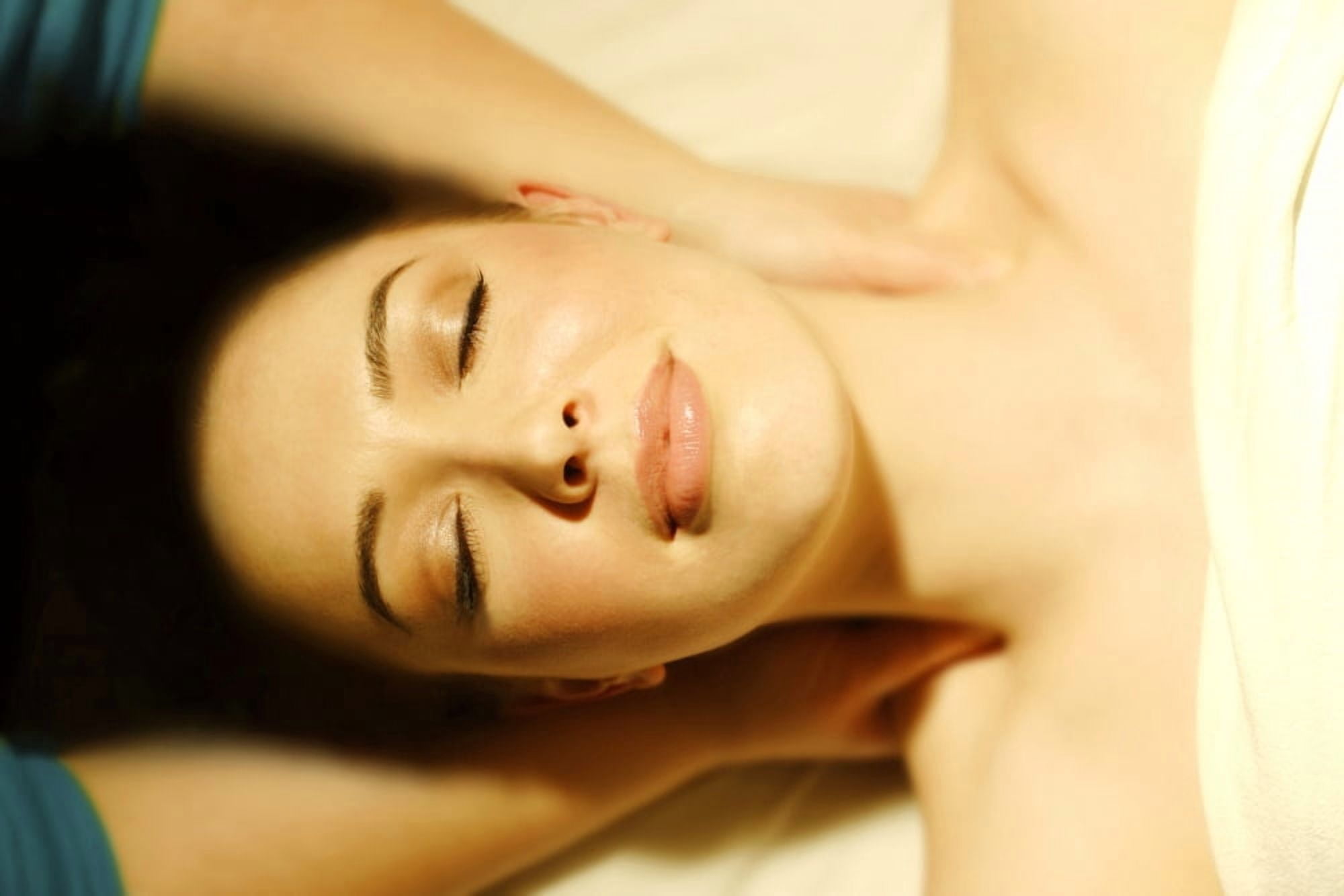 Woman Having Massage Canvas Art - Don Hammond Design Pics (17 x 11)