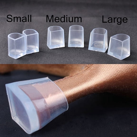 Woman High Heel Protectors Latin Stiletto Dancing Covers Heel Antislip Silicone Protectors S/ M/ L