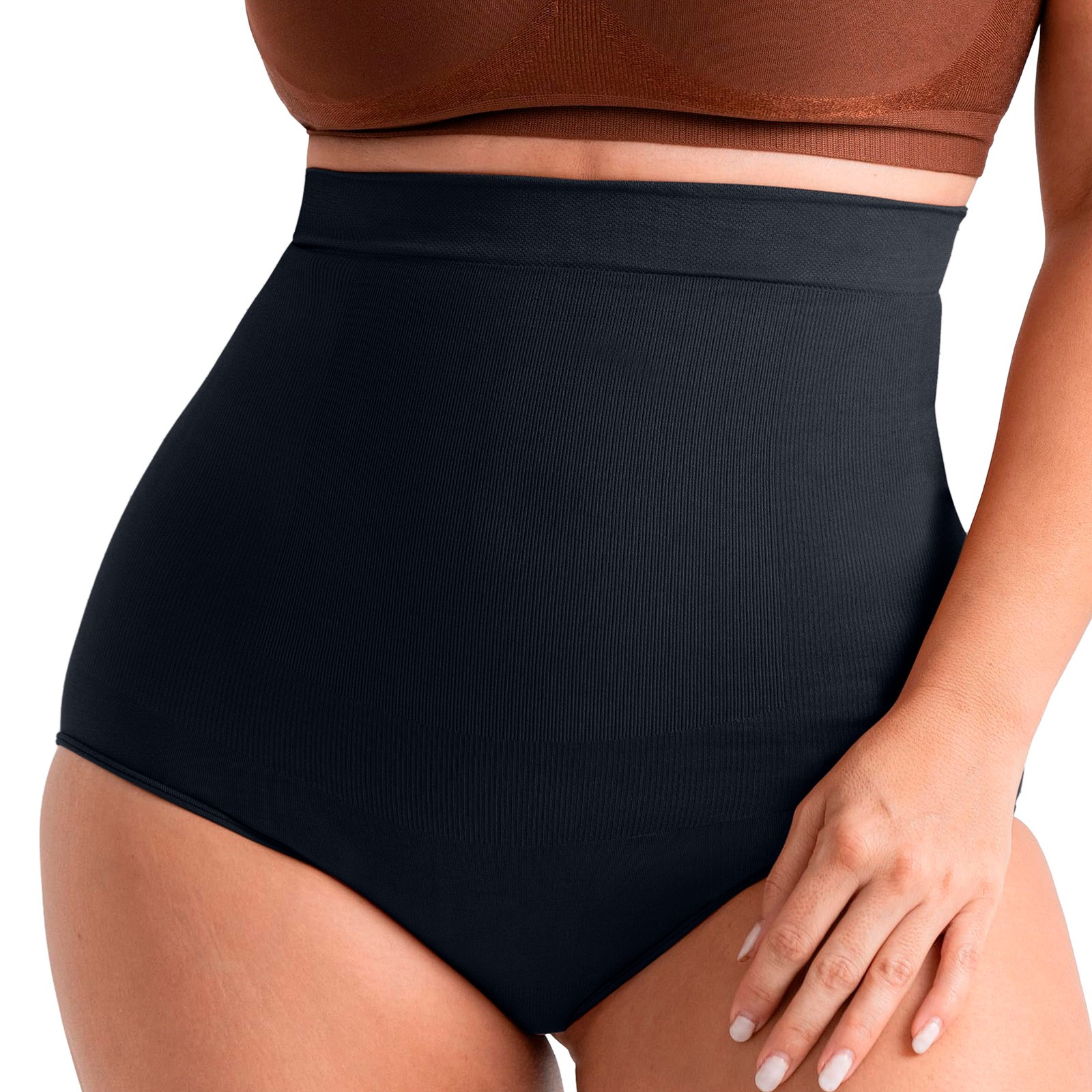 Woman Higher Power Shorts High Rise Waist Shapewear Breathable Waist