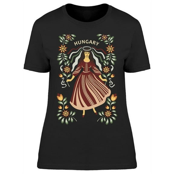 Woman Hungarian Clothes T-Shirt Women -Image by Shutterstock, Female Medium