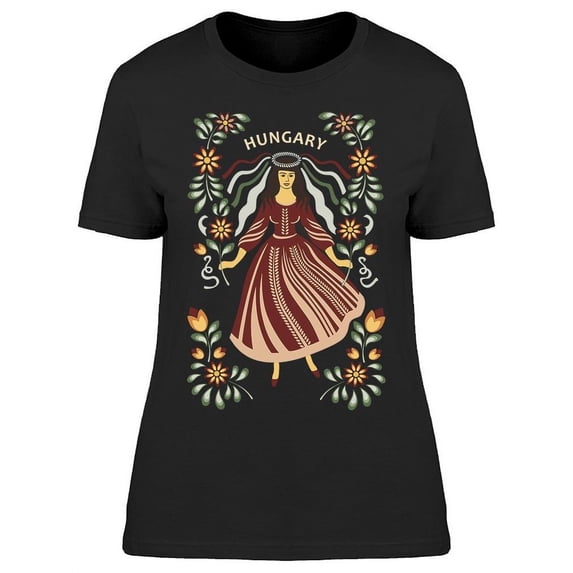 Woman Hungarian Clothes T-Shirt Women -Image by Shutterstock, Female Small