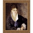 thumbnail image 1 of Woman In Black 20x23 Gold Ornate Wood Framed Canvas Art by Renoir, Pierre Auguste, 1 of 2