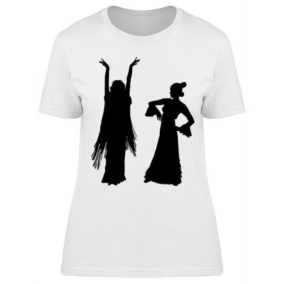 Woman In Dancing Pose T-Shirt Women -Image by Shutterstock, Female Medium