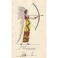 thumbnail image 1 of Woman In Fancy Dress Costume As Native American L'Indienne Poster Print By ?? Florilegius Mary Evans, 1 of 4