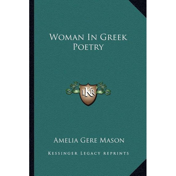 Woman In Greek Poetry (Paperback)
