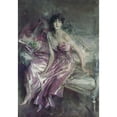 thumbnail image 1 of Woman In Rose. Portrait Of Olivia De Subercaseaux Concha (La Signora In Rosa Poster Print (24 x 36), 1 of 2