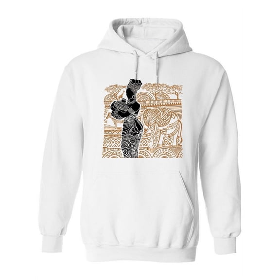 Woman In The Savanna Hoodie Women -Image by Shutterstock, Female XX-Large