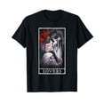 thumbnail image 1 of Woman Kissing Skeleton Skull Lovers Red Roses Goth Couple T-Shirt for Men Women Cotton Summer Top Tee, 1 of 2