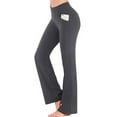 thumbnail image 1 of Woman Lady Bootcut Yoga Leggings with Pocket Jogger High Waist Gym Exercise Stretch Workout fitness Pants Active Weat Sweatpants Plus Size, 1 of 5