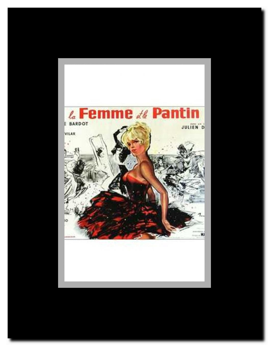 Woman Like Satan Framed Movie Poster