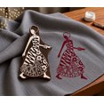 Woman Motif Wooden Block Stamp for Fabric Textile Crafts - Walmart.com