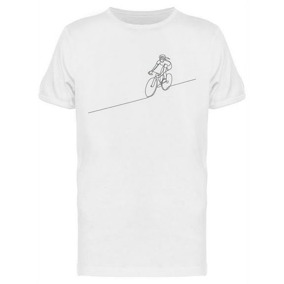 Woman On Bicycle Training T-Shirt Men -Image by Shutterstock, Male Medium