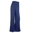 thumbnail image 1 of Woman Pants High Waisted Trousers Baggy Navy Pant Women Casual Comfortable Pants Cute Pants, 1 of 2
