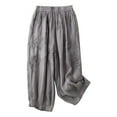 thumbnail image 1 of Woman Pants Straight Leg Baggy Grey Pant Womens Pants Casual Comfy Pants Clothes for Women, 1 of 7