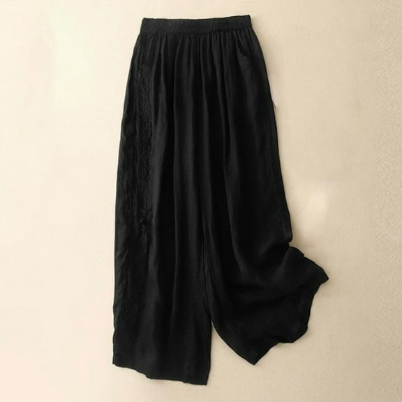 Woman Pants Straight Wide Leg Baggy Black Pants Women Casual Soft Pants Women's Clothing