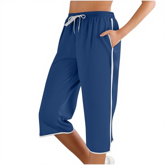 Woman Pants Straight Wide Leg Baggy Pant Capris Pants Casual Outfits Soft Pants Slacks for Women