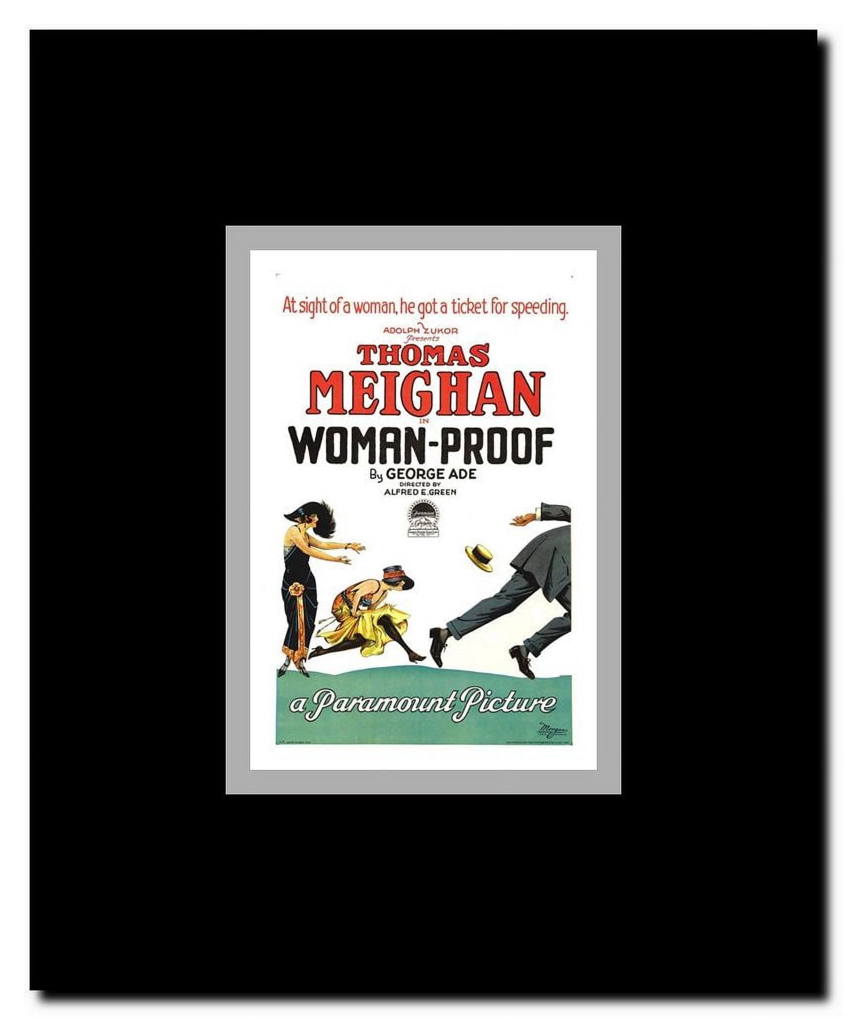Woman-Proof Framed Movie Poster